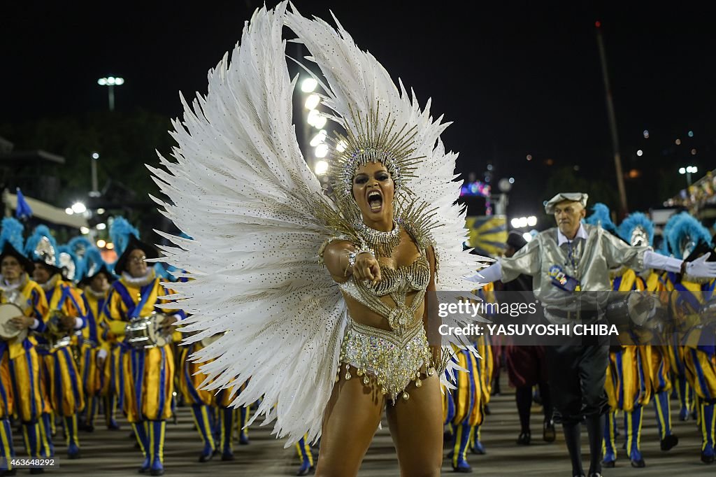 BRAZIL-CARNIVAL-RIO-PARADE-UNIDOS DA TIJUCA