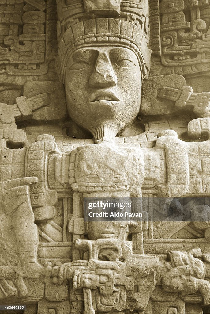 Guatemala, Quiriguà, maya stele