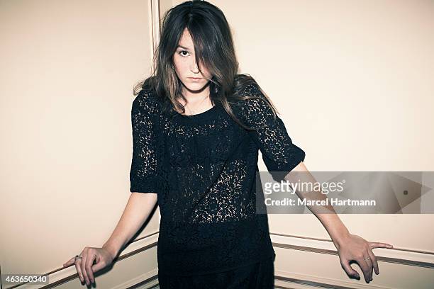 Actress Anais Demoustier, Emmanuelle Devos are photographed for Self Assignment on December 1, 2010 in Paris, France.