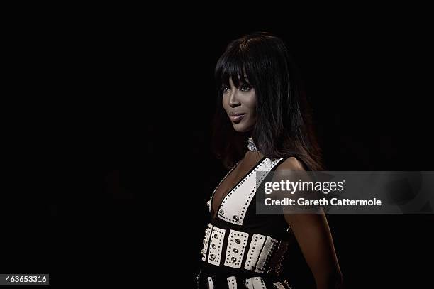 Naomi Campbell walks the runway at her Fashion For Relief Charity Fashion Show during Mercedes-Benz Fashion Week Fall 2015 at The Theatre at Lincoln...