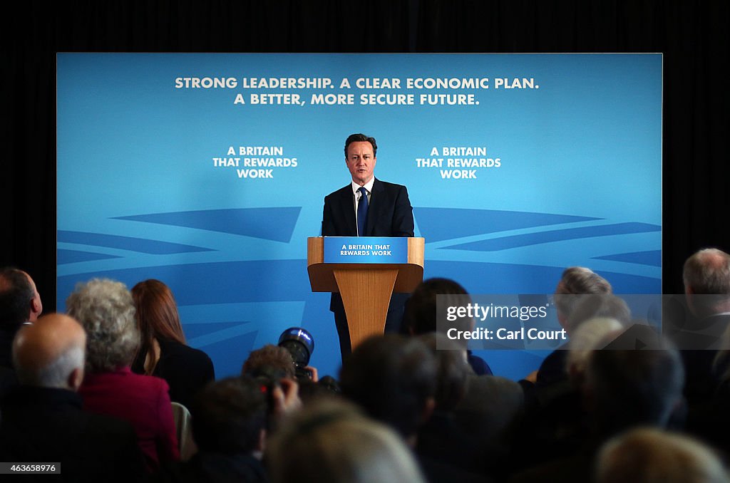 David Cameron Makes Key Welfare Speech In East Sussex