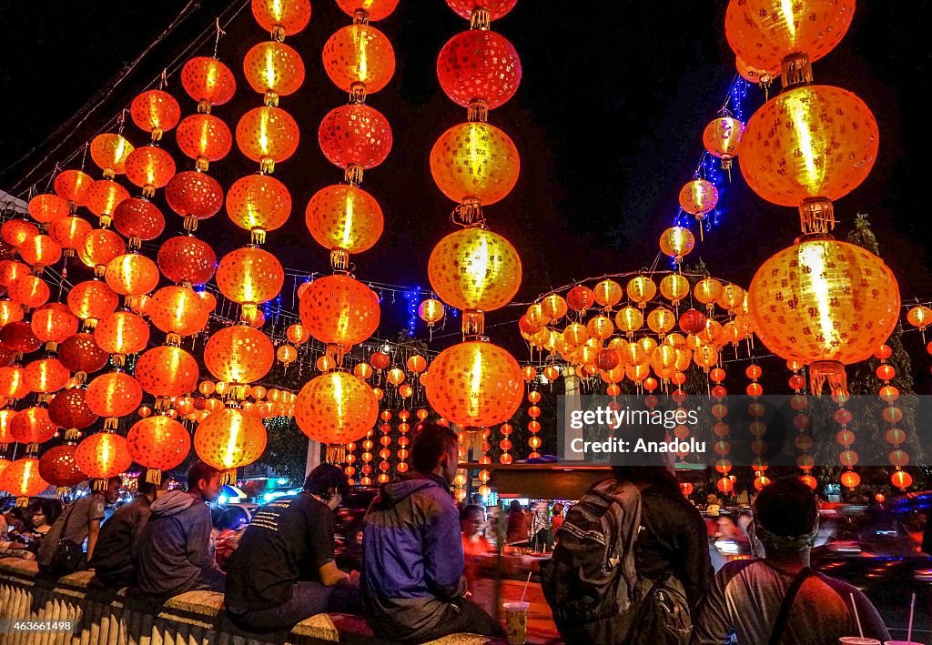 Latern Festival during Chinese Lunar New Year in Indonesia