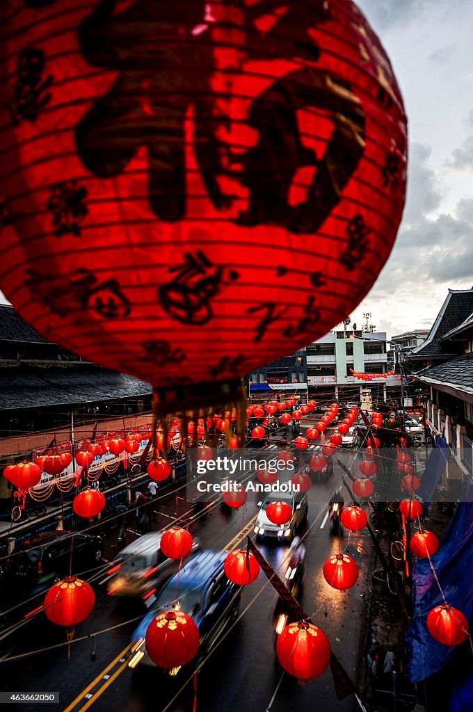 Latern Festival during Chinese Lunar New Year in Indonesia