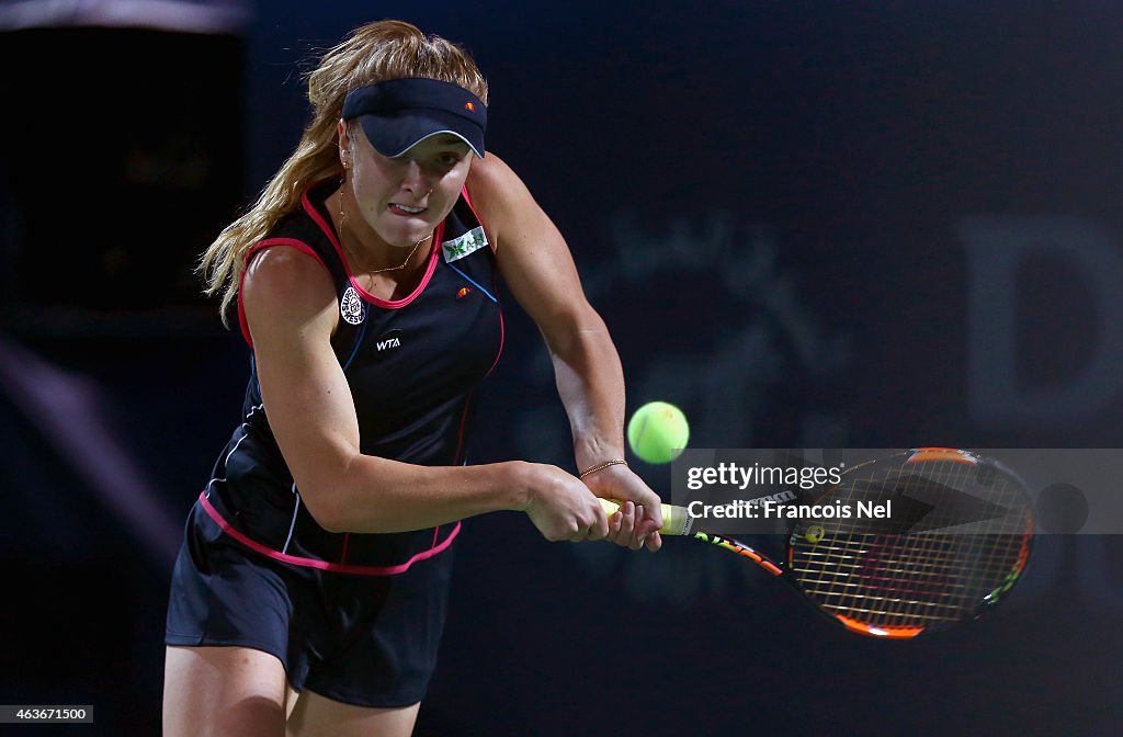 WTA Dubai Duty Free Tennis  Championship - Day Three