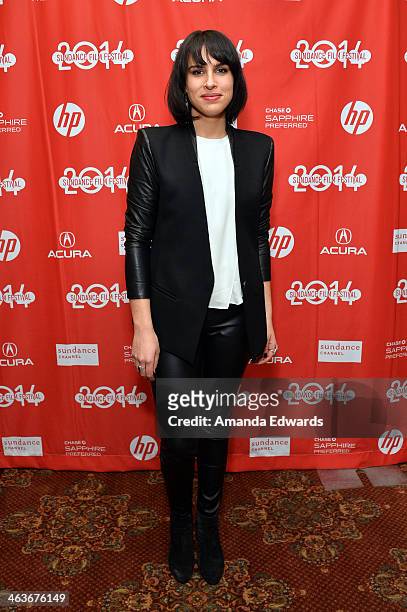 Director Desiree Akhavan attends the premiere of "Appropriate Behavior" at the Yarrow Hotel Theater during the 2014 Sundance Film Festival on January...