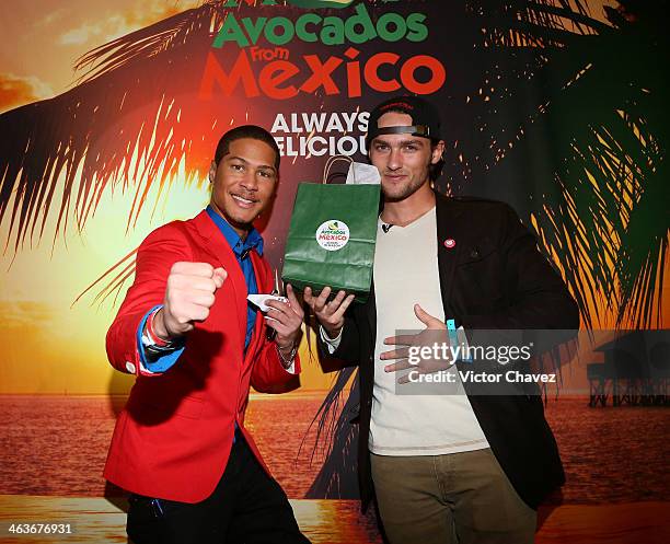 Najee Detiege and Alex Heartman attend day 2 of Avocados From Mexico Film Festival Suite on January 18, 2014 in Park City, Utah.