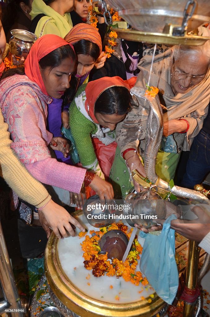 Hindus Celebrating Maha Shivratri Festival