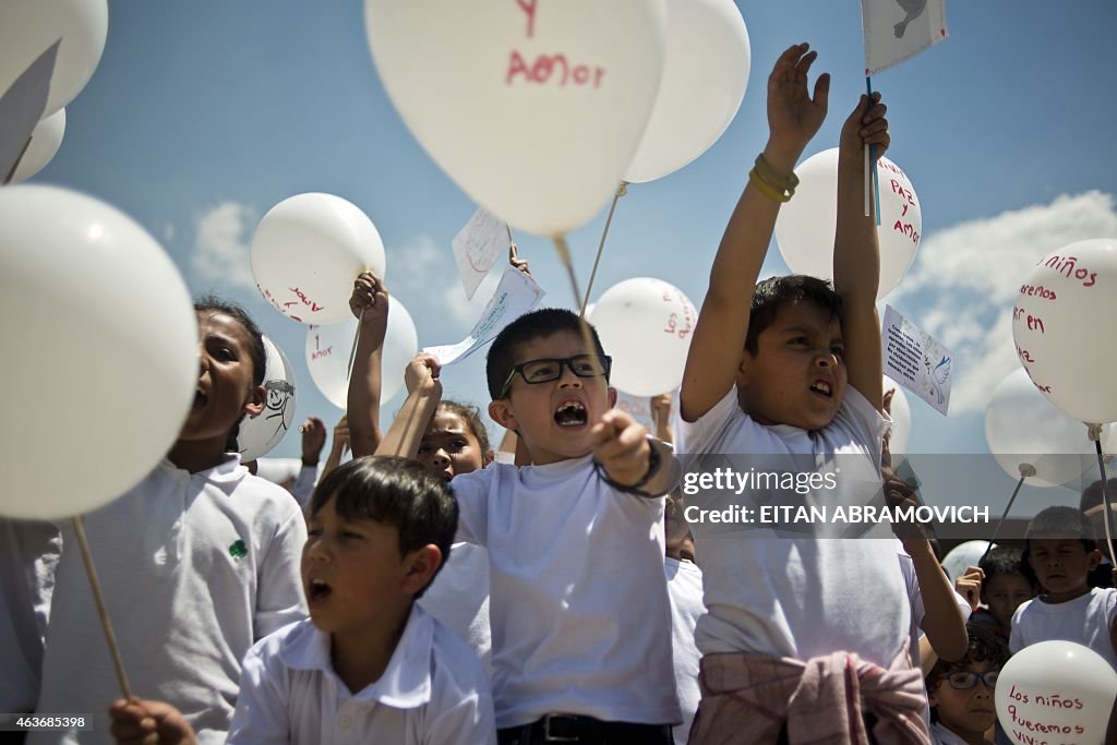 COLOMBIA-CRIME-VIOLENCE-CHILDREN-DEMO