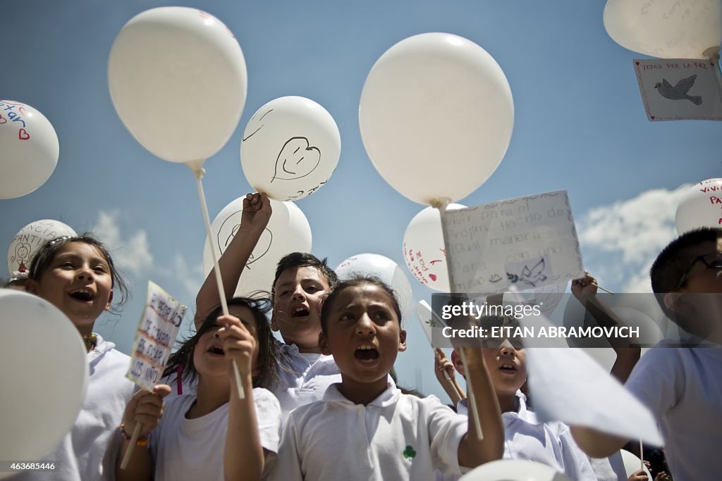 COLOMBIA-CRIME-VIOLENCE-CHILDREN-DEMO