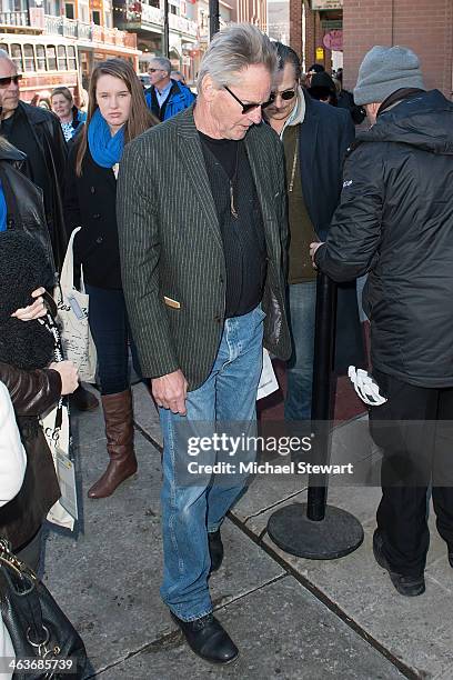 Actor Sam Shepard attends Oakley Learn To Ride With AOL at Sundance on January 18, 2014 in Park City, Utah.