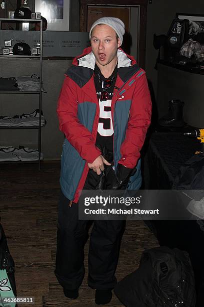 Brandon Lutz attends Oakley Learn To Ride With AOL at Sundance on January 18, 2014 in Park City, Utah.