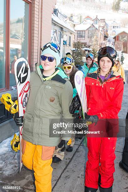 Child attends Oakley Learn To Ride With AOL at Sundance on January 18, 2014 in Park City, Utah.