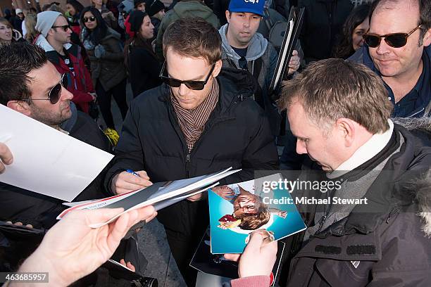 Actor Michael C Hall attends Oakley Learn To Ride With AOL at Sundance on January 18, 2014 in Park City, Utah.