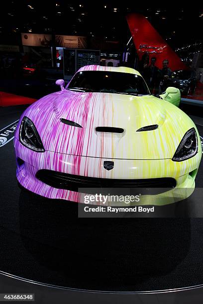 Dodge Viper GT at the 107th Annual Chicago Auto Show at McCormick Place in Chicago, Illinois on FEBRUARY 12, 2015.