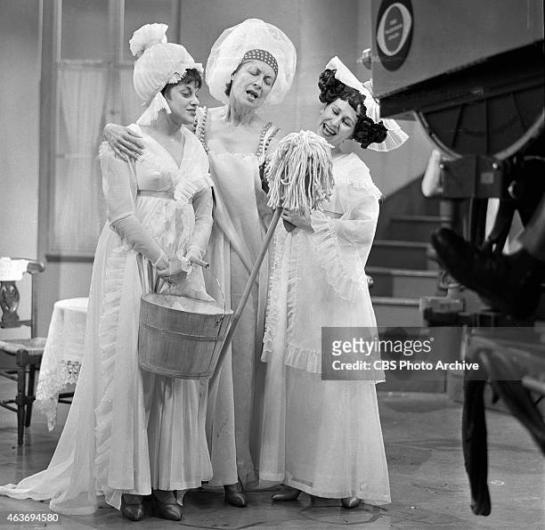 The 1957 CBS Television presentation, featuring Kaye Ballard and Alice Ghostley and Ilka Chase as the Wicked Stepmother. Image dated March 15, 1957.