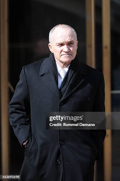 Ray Kelly attends Bob Simon Memorial Service at the Metropolitan Opera House on February 17, 2015 in New York City.