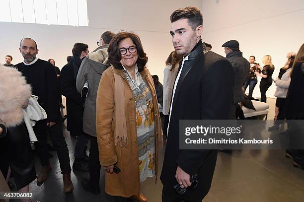 Fern Mallis attends the Rachel Zoe presentation during Mercedes-Benz Fashion Week Fall 2015 at Affirmation Arts on February 17, 2015 in New York City.