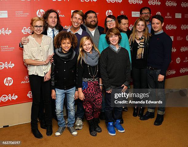 Actors Alison PIll, Ian Brennan, Jack McBrayer, Jorge Garcia, Kate Flannery, Leigh Whannell, Morgan Lily, Rainn Wilson, Elijah Wood, Cooper Roth,...