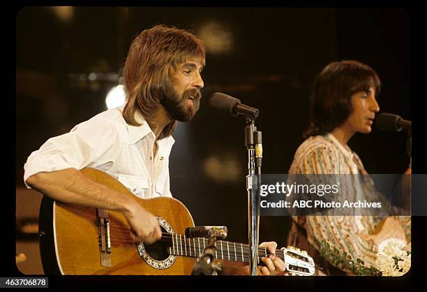 Shoot Date: February 2, 1973. KENNY LOGGINS AND JIM MESSINA OF LOGGINS AND MESSINA