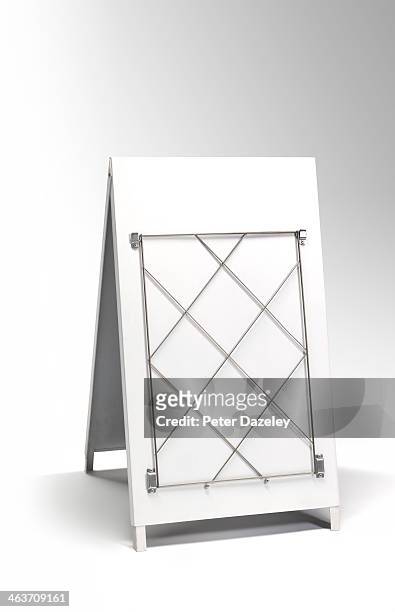 newsagent sign/sandwich board - news stand stock pictures, royalty-free photos & images