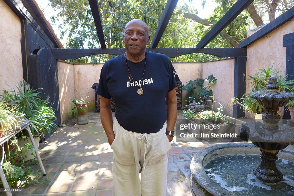Lou Gossett Jr. At Home In Malibu