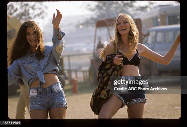 California Jam" Concert Coverage - Airdate: April 6, 1974. WOMEN IN CUTOFF SHORTS