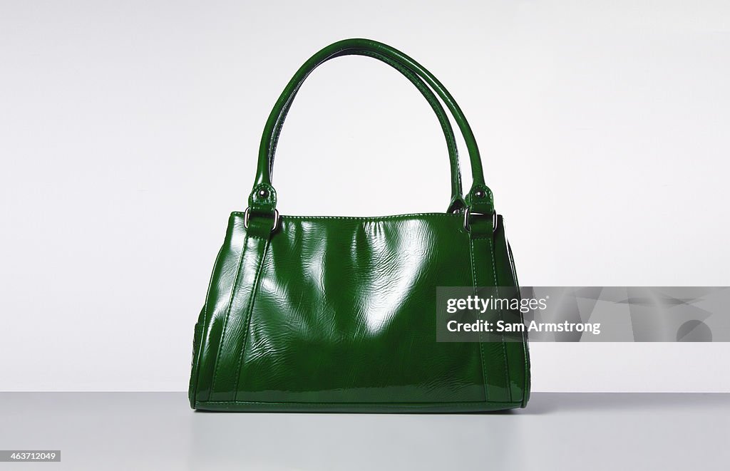 Green handbag