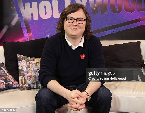 Clark Duke visits the Young Hollywood Studio on February 17, 2015 in Los Angeles, California.