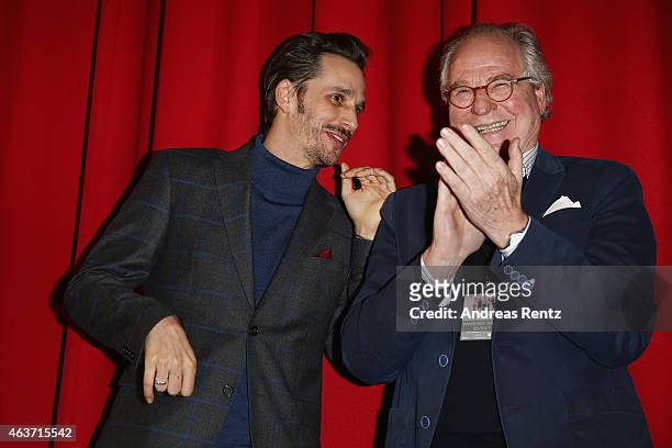 Max von Thun and Friedrich von Thun attend the Traumfrauen premiere at CineStar on February 17, 2015 in Berlin, Germany.