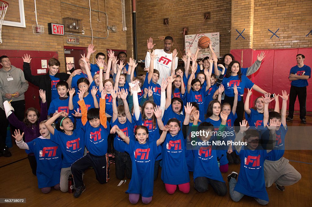 NBA Cares - NBA FIT Day of Service NBA All Star 2015