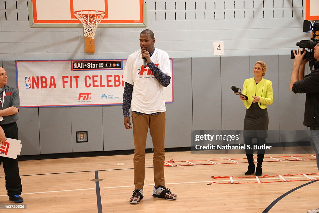 NBA Cares - NBA FIT Day of Service NBA All Star 2015