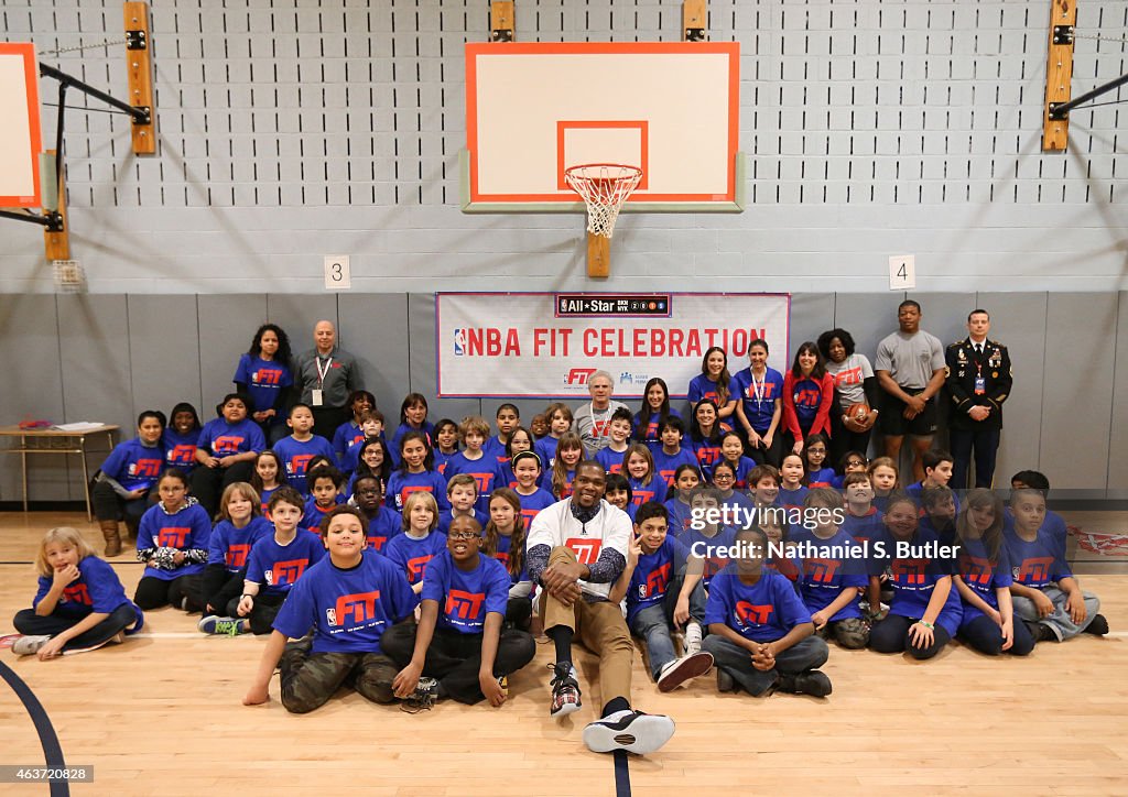 NBA Cares - NBA FIT Day of Service NBA All Star 2015