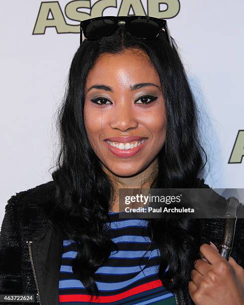 Singer Keyana Parks attends the ASCAP 2015 GRAMMY nominees brunch at SLS Hotel on February 7, 2015 in Los Angeles, California.