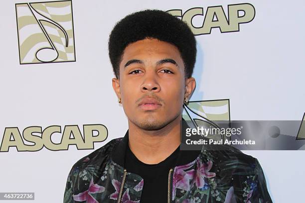Singer Anthony Lewis attends the ASCAP 2015 GRAMMY nominees brunch at SLS Hotel on February 7, 2015 in Los Angeles, California.