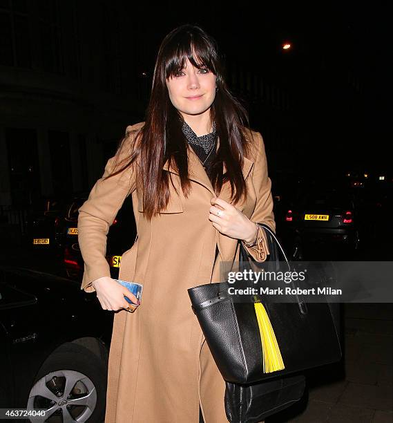 Lilah Parsons attending the Dior 'Diorama' Launch at Dover Street Market on February 17, 2015 in London, England.