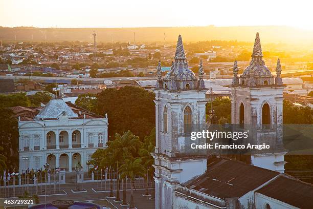 church of the martyrs and floriano peixoto palace - maceió stock pictures, royalty-free photos & images