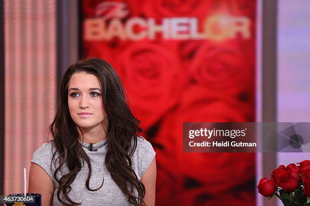Eliminated from "The Bachelor," Jade Roper appears on GOOD MORNING AMERICA, 2/17/15, airing on the Walt Disney Television via Getty Images Television...