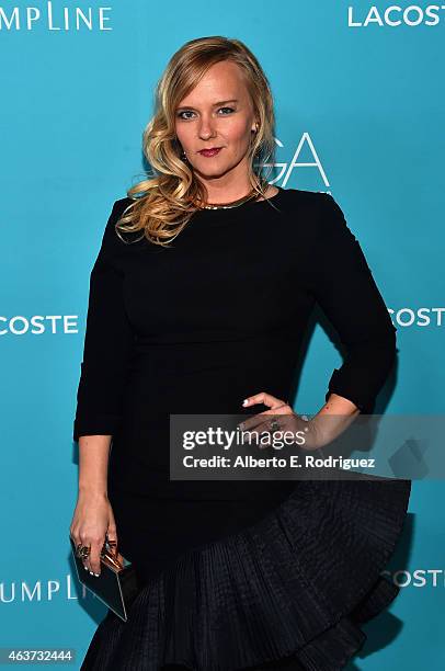 Costume designer Tiffany White Stanton attends the 17th Costume Designers Guild Awards with presenting sponsor Lacoste at The Beverly Hilton Hotel on...