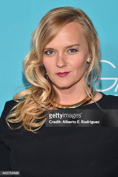 Costume designer Tiffany White Stanton attends the 17th Costume Designers Guild Awards with presenting sponsor Lacoste at The Beverly Hilton Hotel on...