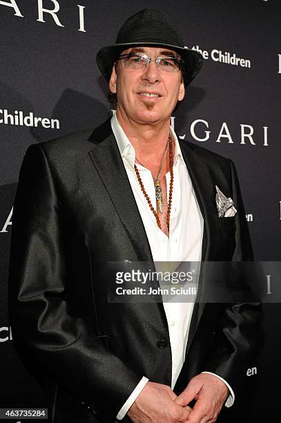 Musician Ralph Rieckermann attends BVLGARI and Save The Children STOP. THINK. GIVE. Pre-Oscar Event at Spago on February 17, 2015 in Beverly Hills,...