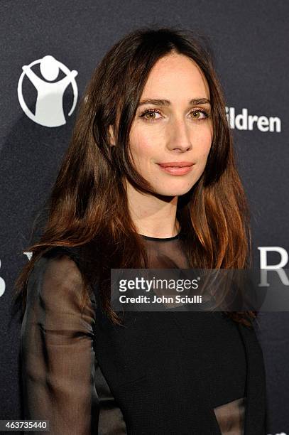 Actress Rebecca Dayan attends BVLGARI and Save The Children STOP. THINK. GIVE. Pre-Oscar Event at Spago on February 17, 2015 in Beverly Hills,...