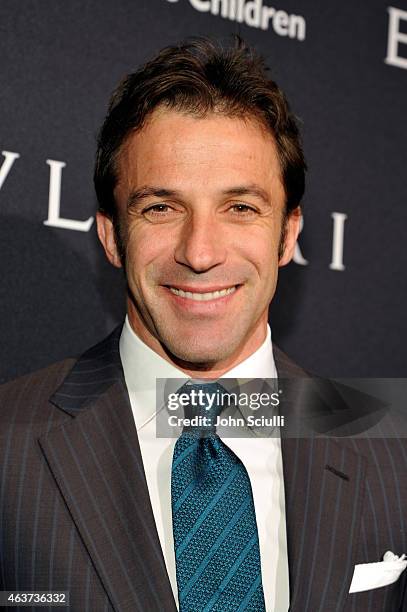 Alessandro Del Piero attends BVLGARI and Save The Children STOP. THINK. GIVE. Pre-Oscar Event at Spago on February 17, 2015 in Beverly Hills,...