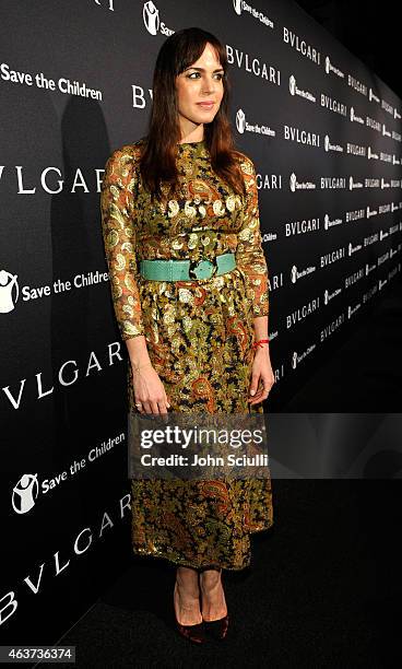 Actress Marta Milans attends BVLGARI and Save The Children STOP. THINK. GIVE. Pre-Oscar Event at Spago on February 17, 2015 in Beverly Hills,...