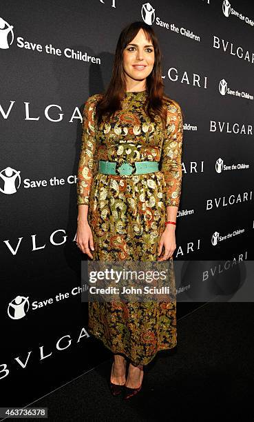 Actress Marta Milans attends BVLGARI and Save The Children STOP. THINK. GIVE. Pre-Oscar Event at Spago on February 17, 2015 in Beverly Hills,...