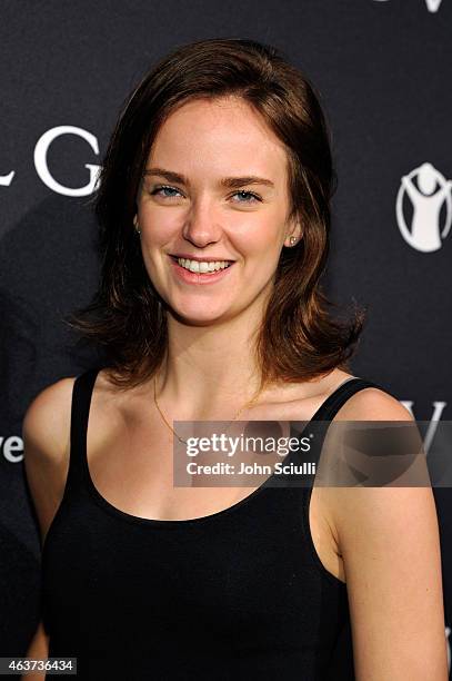 Charlotte Carroll attends BVLGARI and Save The Children STOP. THINK. GIVE. Pre-Oscar Event at Spago on February 17, 2015 in Beverly Hills, California.