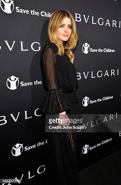 Actress Alexandra Dinu attends BVLGARI and Save The Children STOP. THINK. GIVE. Pre-Oscar Event at Spago on February 17, 2015 in Beverly Hills,...