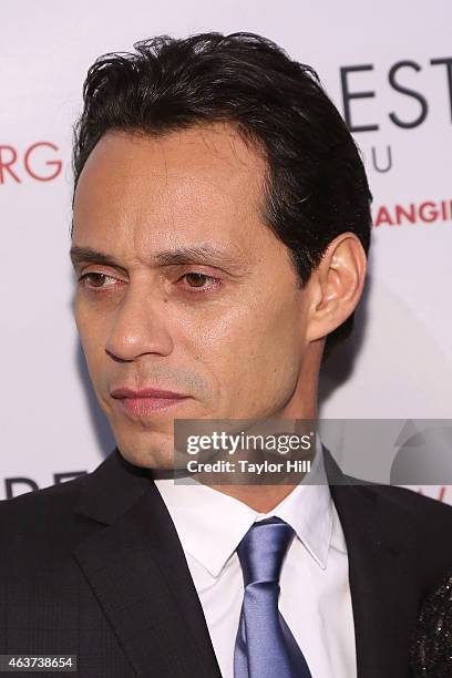 Marc Anthony attends the 2015 Maestro Cares Gala at Cipriani Wall Street on February 17, 2015 in New York City.