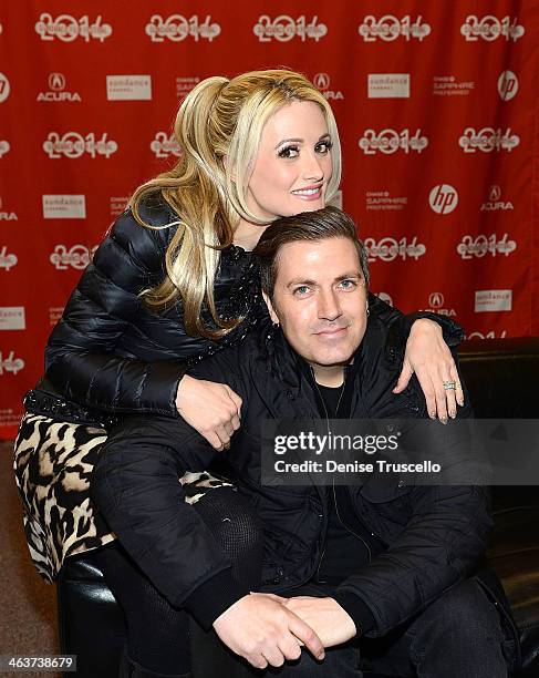 Holly Madison and Pasquale Rotella attend "Under The Electric Sky " Premiere - 2014 Sundance Film Festival at Library Center Theater on January 18,...