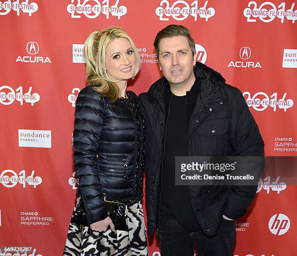 Holly Madison and Pasquale Rotella arrive at "Under The Electric Sky " Premiere - 2014 Sundance Film Festival at Library Center Theater on January...
