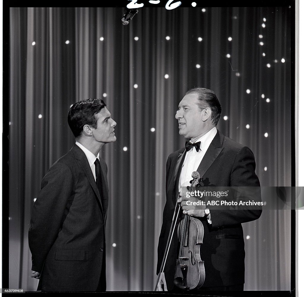 L-R: LOUIS JOURDAN;HENNY YOUNGMAN